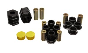 Honda Civic Si Suspension Control Arm Bushing Kit - Front - Energy Suspension - Hyper-Flex Performance Polyurethane - Black - `99-`00 Honda Civic Si Suspension Control Arm Bushing Kit - Front - Energy Suspension - Hyper-Flex Performance Polyurethane - Black - `99-`00